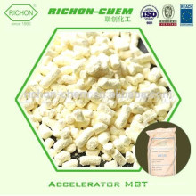 Producto químico de goma de alta calidad de RICHON con precio de fábrica Material de procesamiento de goma de 2-Mercaptobenzothiazole 149-30-4 M MBT